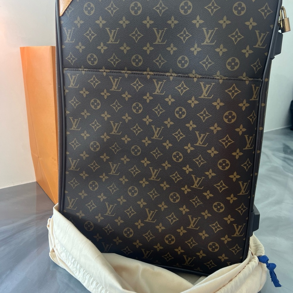 Louis Vuitton Brown Luggage Travel Bag
